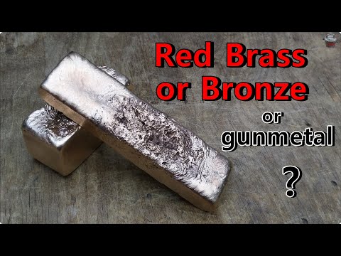 Making red Brass or Bronze or Gunmetal. Have you ever seen red brass? 