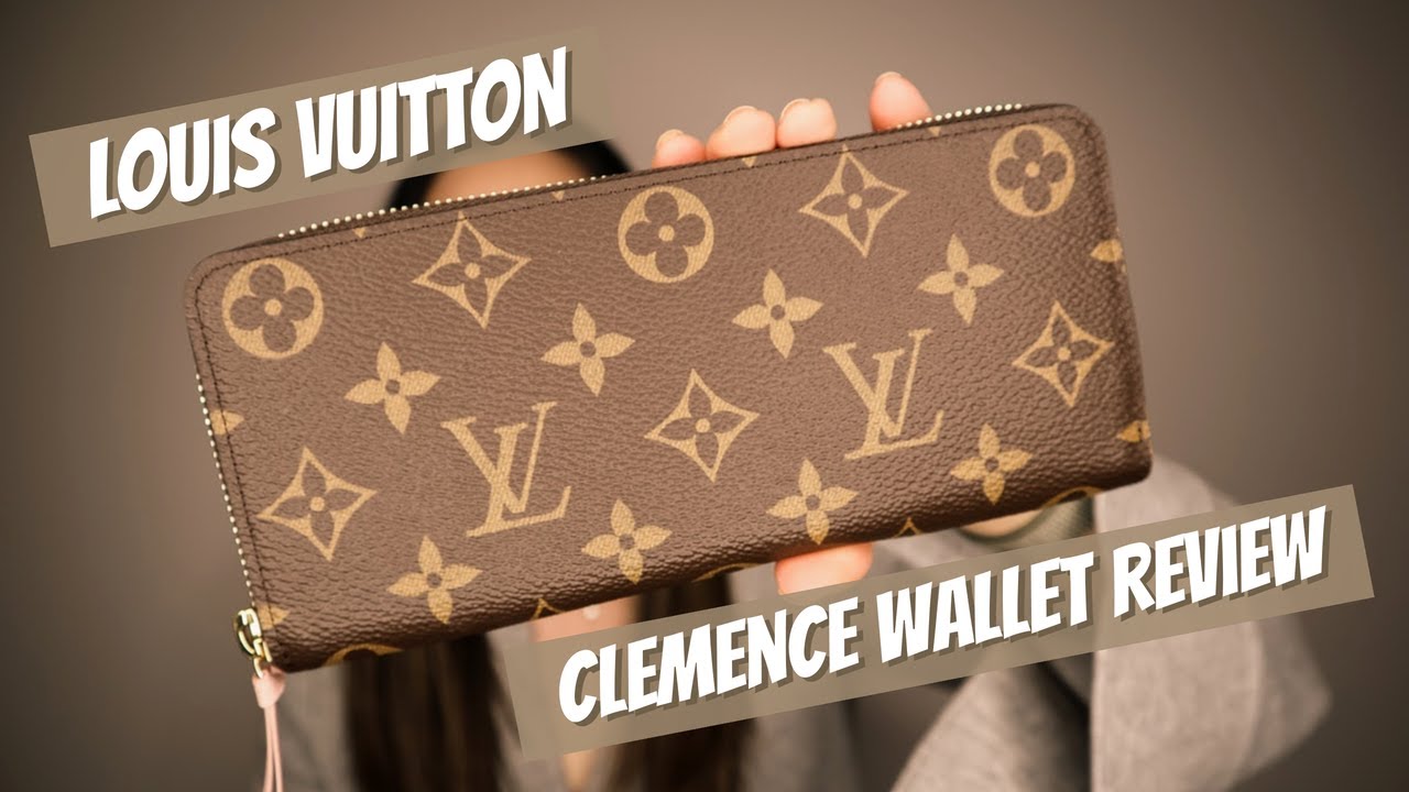 LOUIS VUITTON CLEMENCE WALLET REVIEW - YouTube