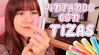 Pintando Con Tizas