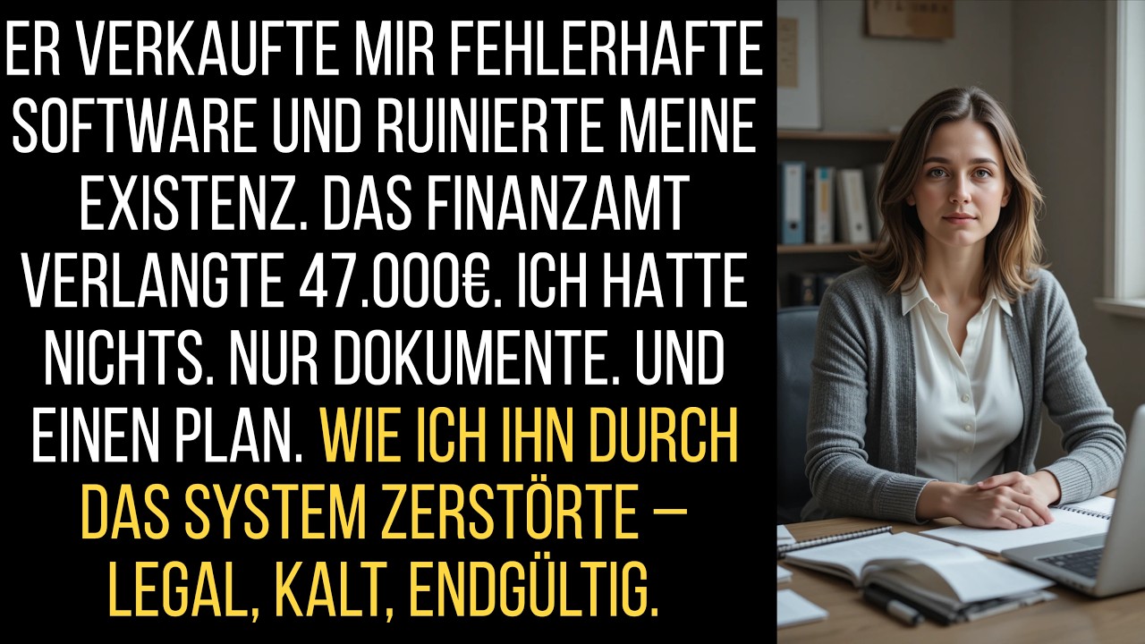 Das Finanzamt forderte 47.000€. Ich hatte kein Geld – aber das perfekte Gesetz.