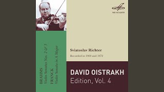 Violin Sonata No. 3 in D Minor, Op. 108: I. Allegro
