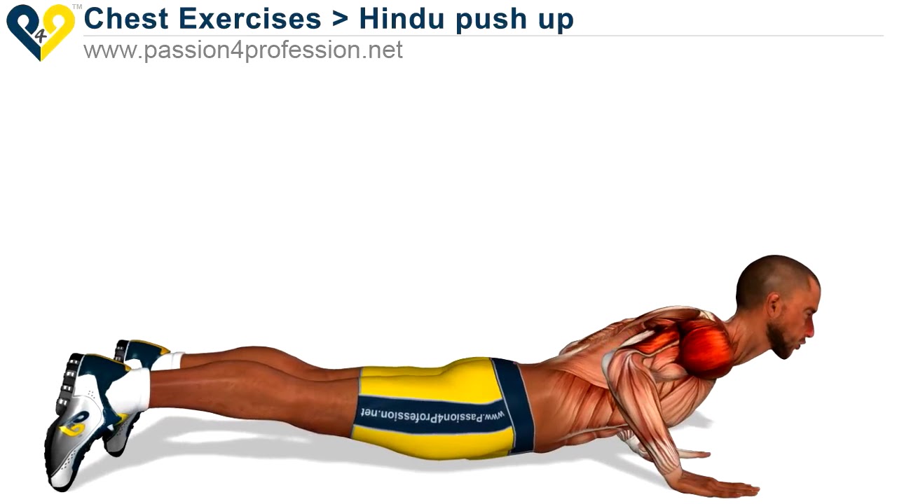 Hindu push up for training shoulders triceps and chest Workout - YouTube