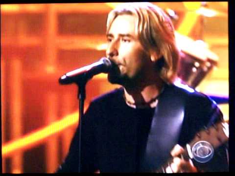 Chad Kroeger playing his Babicz Guitar w/ Carlos Santana