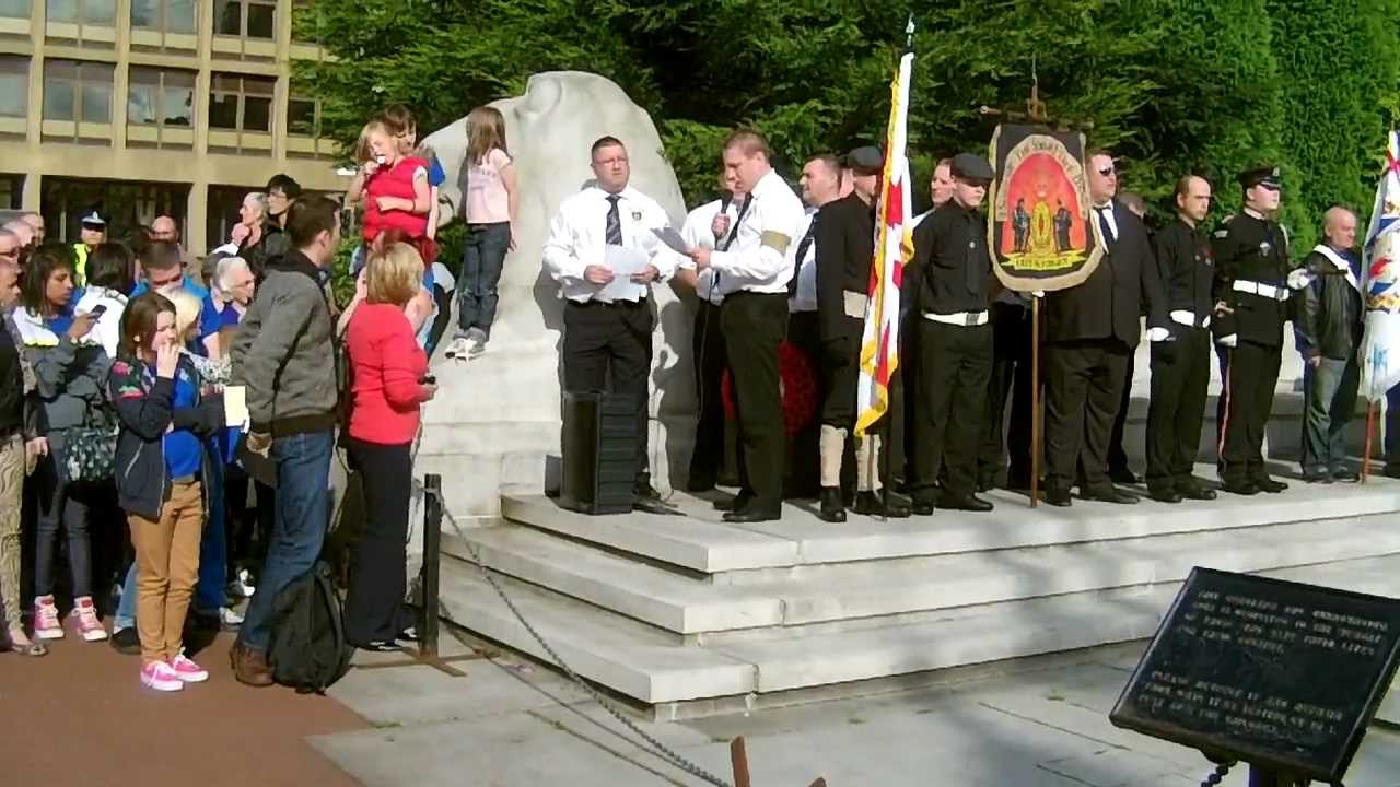 Ancre Somme Association Covenant Anniversary George Square 22nd August 2012 Part 1