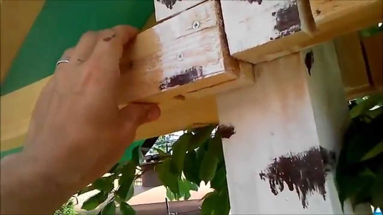 Песочница с грибком своими руками!
