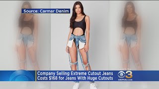 extreme cut out jeans price