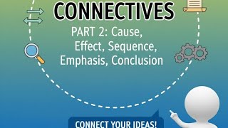 Connectives in English – Part 2 | Cause, Effect, Sequence, Emphasis & Conclusion