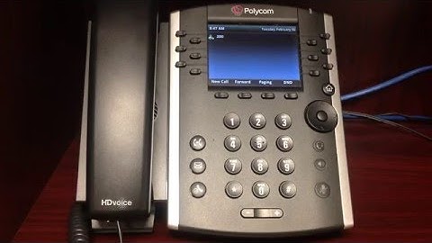 Polycom VVX410 Phone Demo