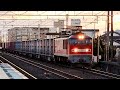 JR貨物 EF510 9号機 レッドサンダー 貨物列車 近江八幡駅通過 20241106 JR貨物 EF510 9号機 レッドサンダー 貨物列車 近江八幡駅通過 20241106
