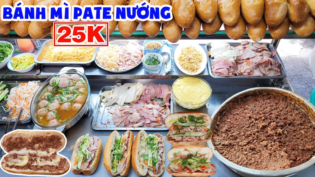 Bánh Mì Pate Nướng Cô Dung 25K 50 Năm Gia Truyền Với Quy Trình Xịn Sò Ẩn Mình Ở Vỉa Hè Q10