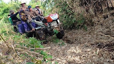 Xe công nông 2 cầu || Đầu máy RT165 lên dốc cực mạnh