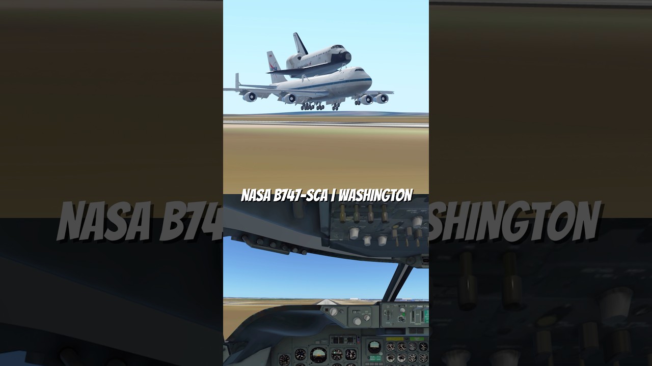 NASA space shuttle LANDING! 