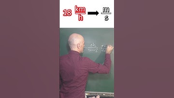 Pasar de km por hora a metros por segundo, conversión unidades