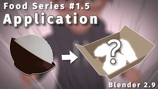 [Blender 2.9] Food Series #1.5 - Rice Technique Application screenshot 2