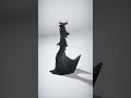 Mystical Hooded Figure with Antlers - AI Rigged 3D Character