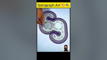 Why the 69 SPIROGRAPH Pattern is Pure SATISFACTION! #shorts #asmr #spirograph #satisfying #diy #art