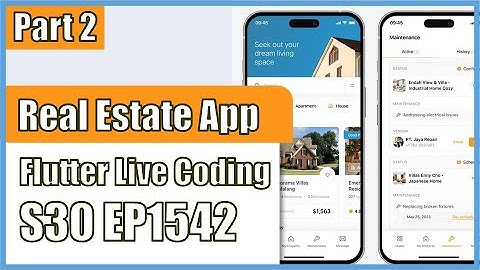 [Flutter] Flutter Live Coding EP1542 (Real Estate App Part 2)