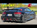 1050HP Audi R8 V10 BiTURBO // REVIEW on AUTOBAHN