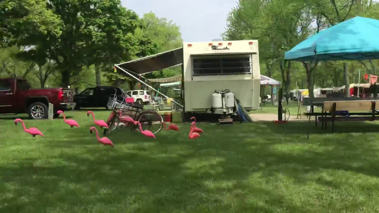 Classic car parade at Tin Can Tourists rally in Dearborn MI May 18, 2018 YouTube