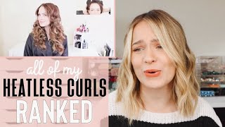 Every heatless curls I’ve EVER tried RANKED - Kayley Melissa