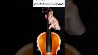 Schradieck Exercises 5 and 6 for Violin with Samba Accompaniment. Practice Video. Play Along
