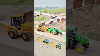 Mini Remote Control RC Small Tractor Jcb Power Machine unboxing and Tracking Toy Video 🚁🧸🛵🚁
