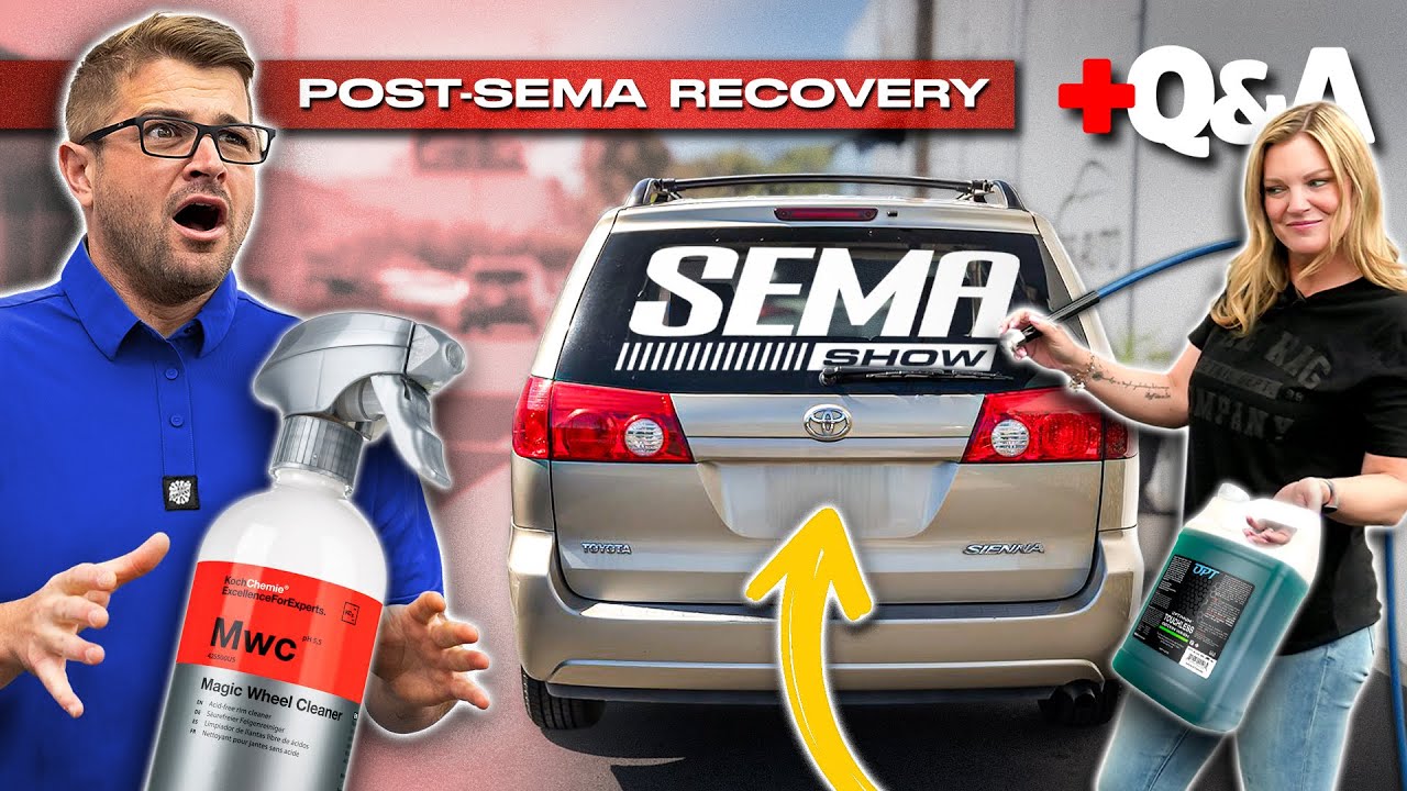 SEMA 2025 Recovery Wash & Chat | Minivan Detailing Q&A