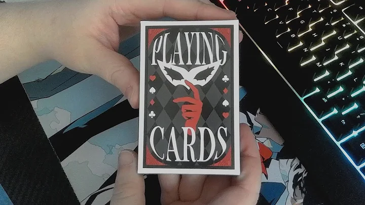 Official P5R Tycoon Cards Unboxing