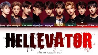 STRAY KIDS (스트레이 키즈) - HELLEVATOR Color Coded Lyrics Han|Rom|Eng