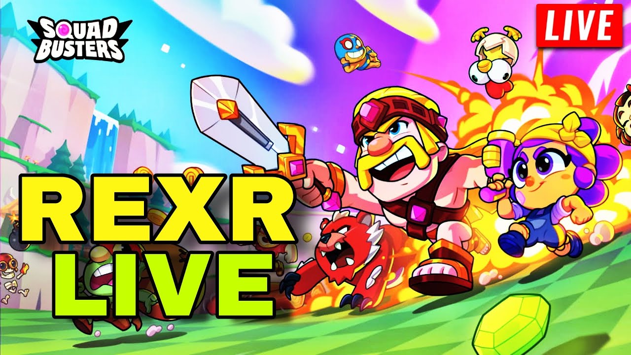 Let's Play SQUAD BUSTERS with REXR🔴 LIVE in HIndi