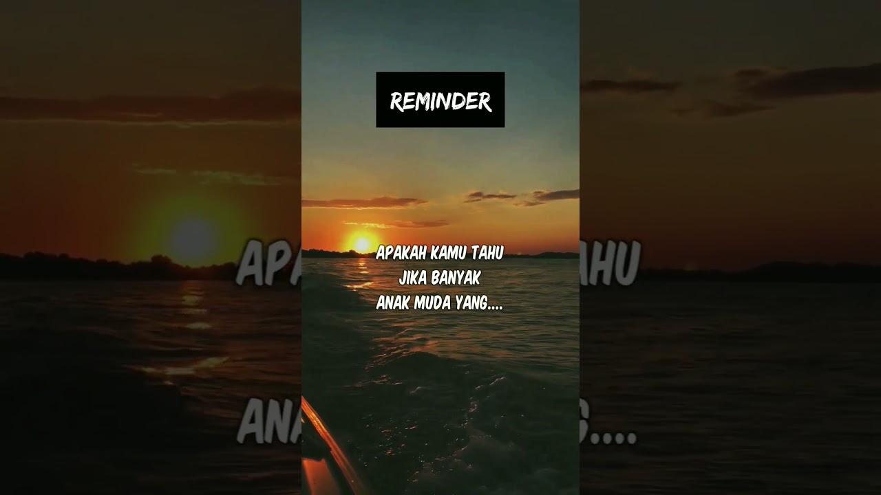 Overthinking anak muda. 