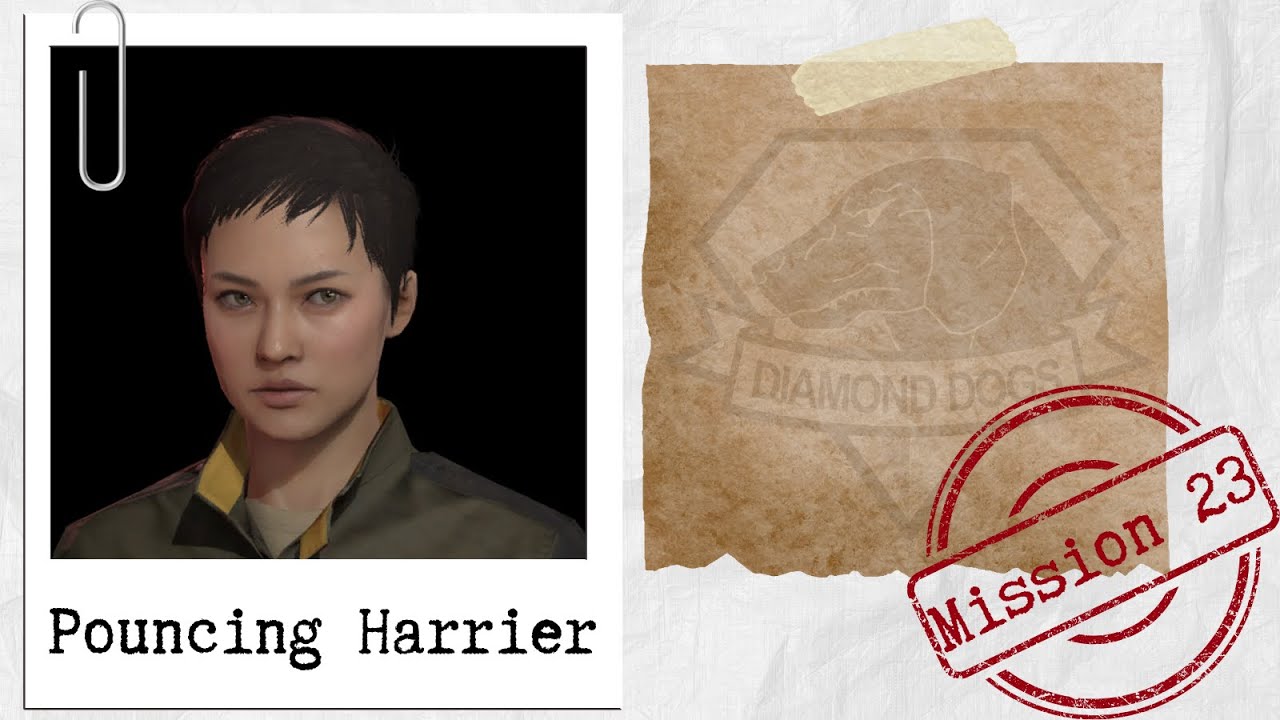 MGSV Unique Staff 085: Pouncing Harrier