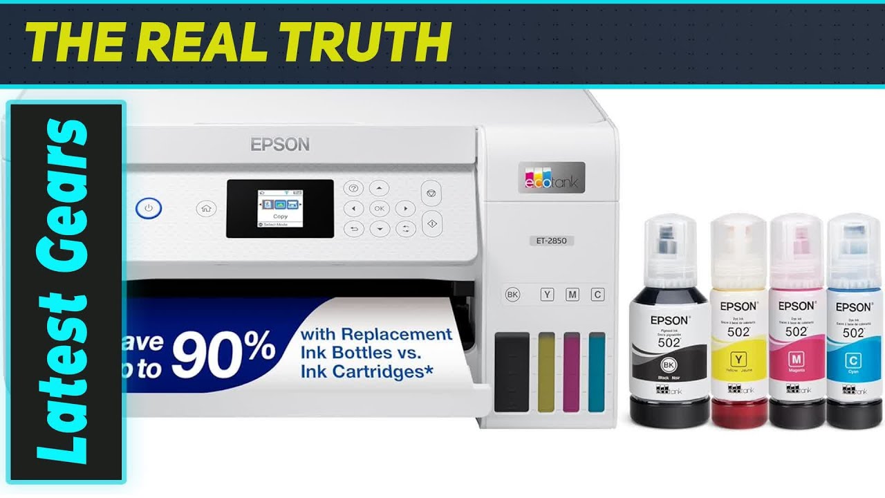 Epson EcoTank ET-2850: The Ultimate Cartridge-Free Printing Solution!