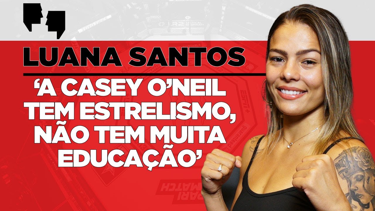 LUANA SANTOS explica CLIMÃO com a rival CASEY O'NEIL antes de luta no