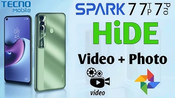 How to Hide Photos in Tecno Spark 7/7 Pro | How to Hide Videos in Tecno Spark 7/7 Pro