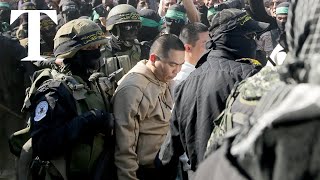 Hamas Gunmen Release Hostages In Gaza
