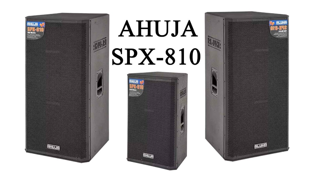 Ahuja speakers.New SPX series launch 