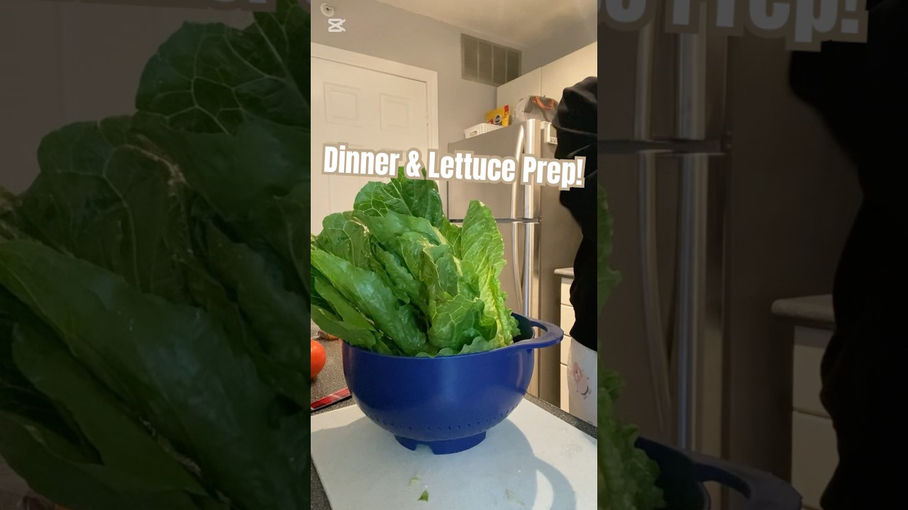 Easy pasta dinner & salad! 