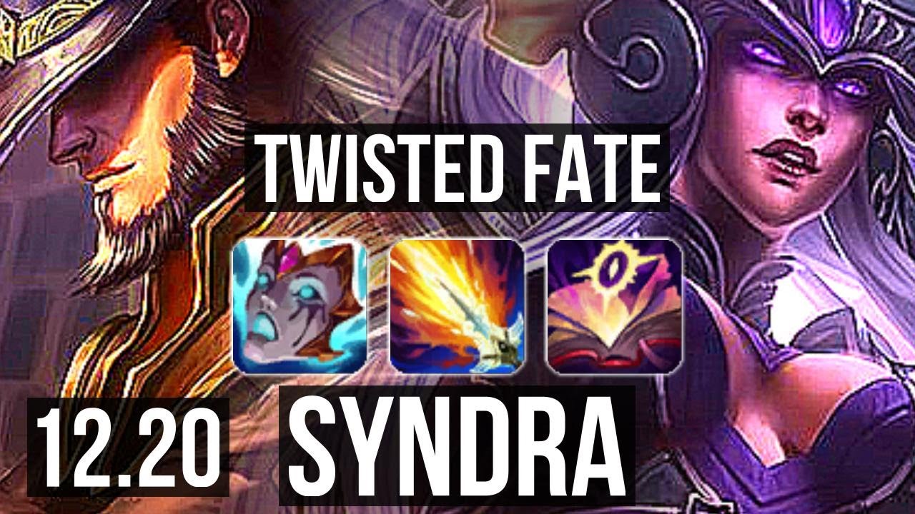 TWISTED FATE vs SYNDRA (MID) | 8/0/5, Legendary, 400+ games | EUW Master | 12.20