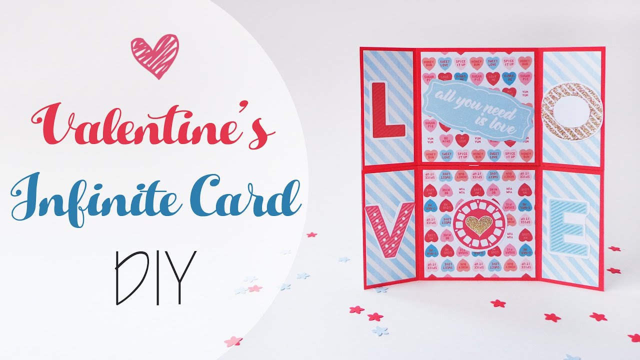 Biglietto infinito di S valentino - Valentine's infinity card DIY