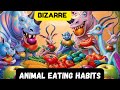 Bizarre Animal Eating Habits Revealed! 🐜🦇🐼 #facts .