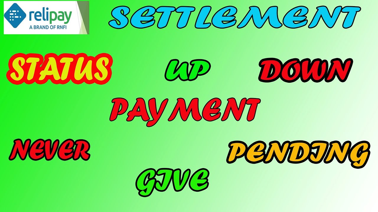 RNFI Settlement Never Give Pending