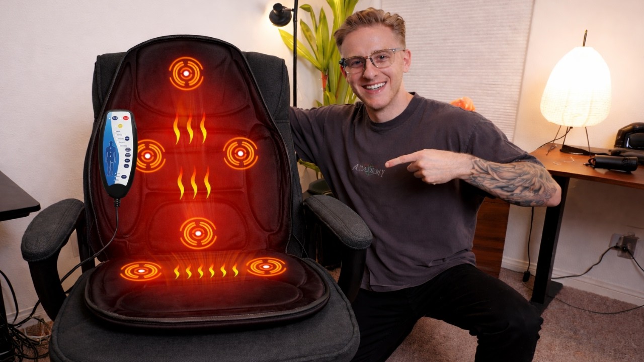 Back Massager with Heat, 5 Vibrating Modes & 2 Heat Levels Full Review