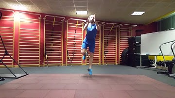 Single Leg Jump Stick Landing Lukasz Lojas