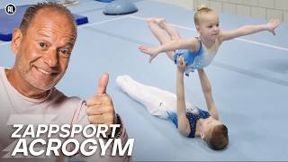 DIT VOELT ALS VLIEGEN!✈️ | De ZappsportKantine Acrogym | Zappsport