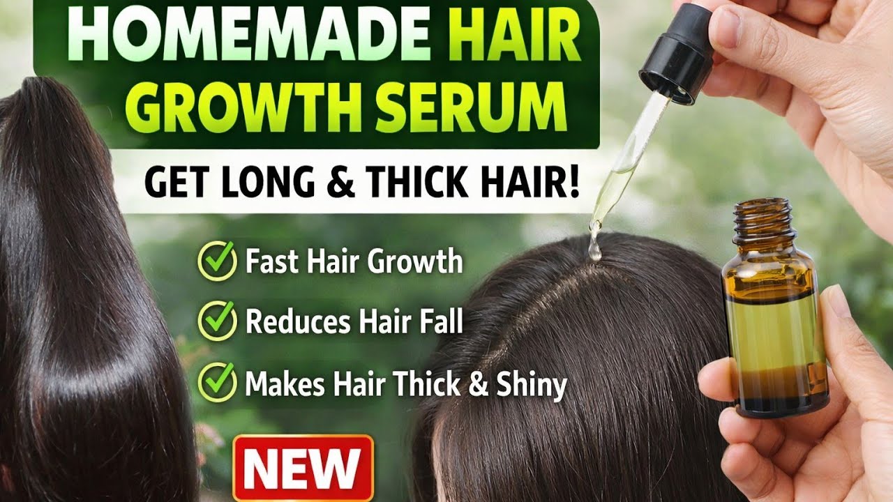 Homemade hair growth serum😍सफेद बालों को काला करे self study 📚cleaning🙄laundry