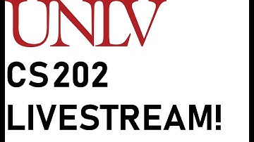 CS 202 1001 Computer Science II: Summer III 2020 Video 1 Livestream