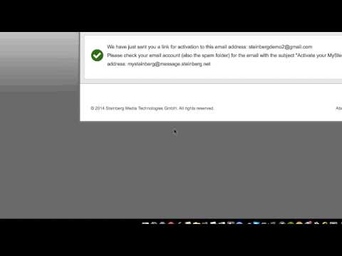 How to create and activate MySteinberg Account