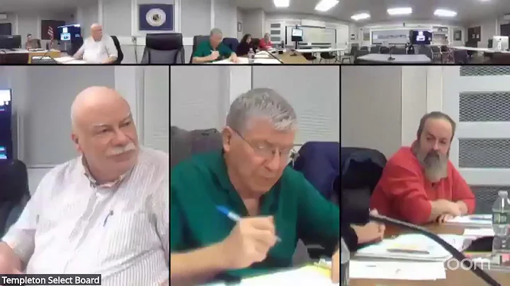 Templeton Select Board Meeting of Dec. 22, 2025