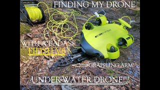 Searching a Lake Bottom with an Under-Water Drone! FIFISH V6S w/4K Camera Hunts for Lost Mavic Mini!